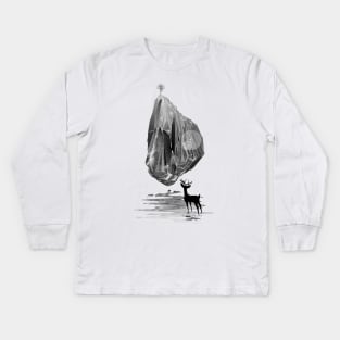 surreal landscape Kids Long Sleeve T-Shirt